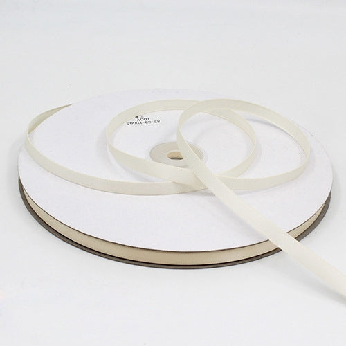 ELECTROPRIME High Density Polyester Hand Woven Ribbon, Size: 91m x 0.6cm(Light Yellow)