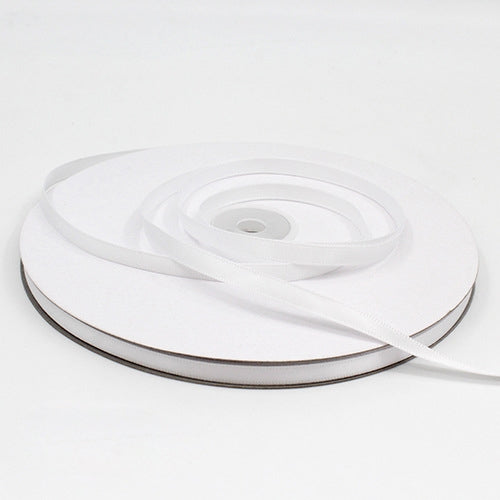 ELECTROPRIME High Density Polyester Hand Woven Ribbon, Size: 91m x 0.6cm(White)