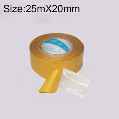 ELECTROPRIME Double-sided Strong Mesh Cloth Base Tape Seamless Wear-resistant Tape , Size: 25m x 20mm