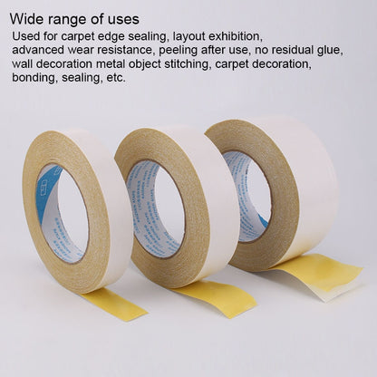 ELECTROPRIME Double-sided Strong Mesh Cloth Base Tape Seamless Wear-resistant Tape , Size: 25m x 20mm
