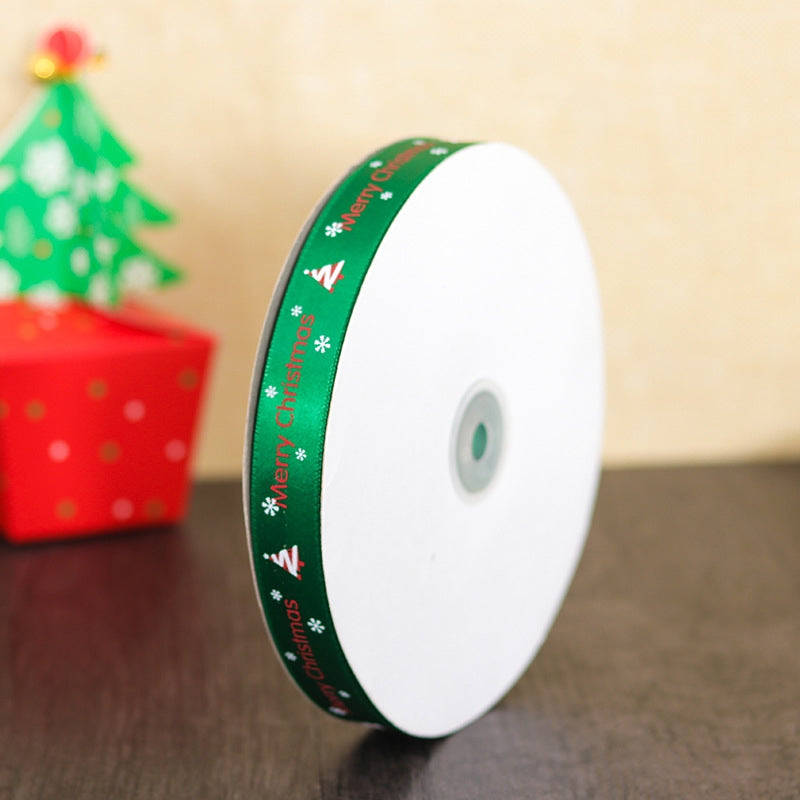 ELECTROPRIME Christmas Gift Box Flowers Packing Coloured Ribbon , Size: 91m x 2cm (Green)
