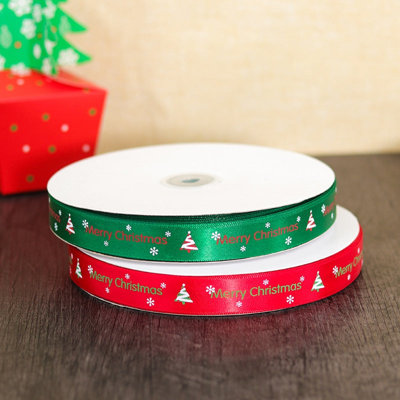 ELECTROPRIME Christmas Gift Box Flowers Packing Coloured Ribbon , Size: 91m x 2cm (Green)