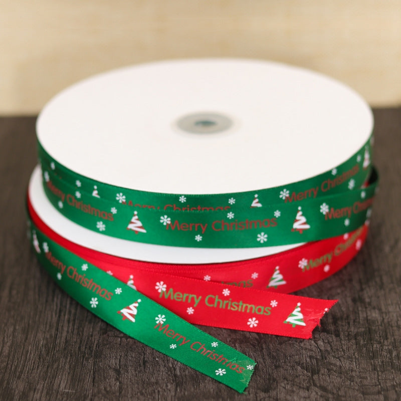 ELECTROPRIME Christmas Gift Box Flowers Packing Coloured Ribbon , Size: 91m x 2cm (Green)