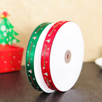 ELECTROPRIME Christmas Gift Box Flowers Packing Coloured Ribbon , Size: 91m x 2cm (Red)