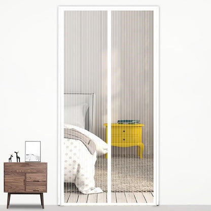 ELECTROPRIME Magic Mesh Magnetic Mosquito-proof Screen Door Curtain, Size:190x100cm(White)