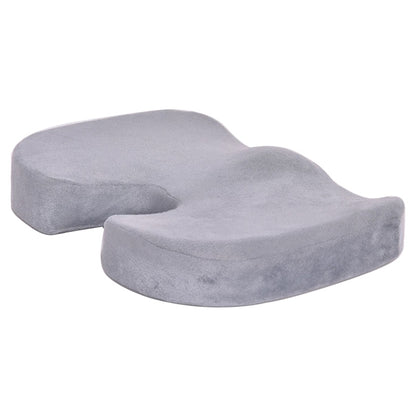 ELECTROPRIME W-shaped Rebound Memory Foam Anti-Hemorrhoids Car Health Buttock Cushion, Size: 45x35x7cm(Grey)