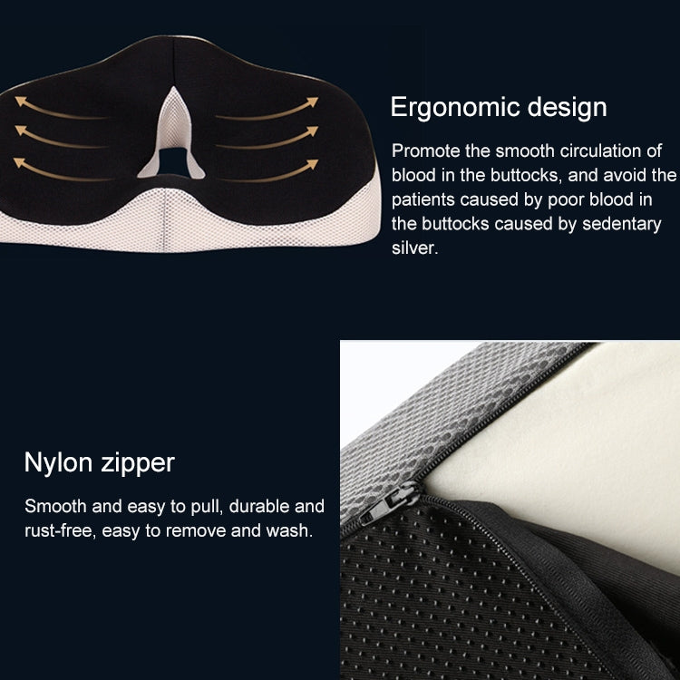 ELECTROPRIME Office Chair Cushion Buttock Coccygeal Orthodontic Cushion, Size: 45x38x13cm