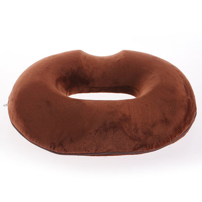 ELECTROPRIME Office Thickening Crystal Velvet Hip Anti-Hemorrhoids Cushion, Size: 45x41x7cm(Coffee)