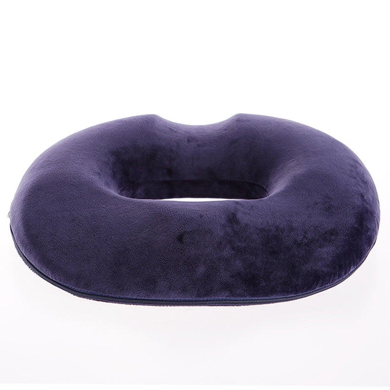 ELECTROPRIME Office Thickening Crystal Velvet Hip Anti-Hemorrhoids Cushion, Size: 45x41x7cm (Navy Blue)