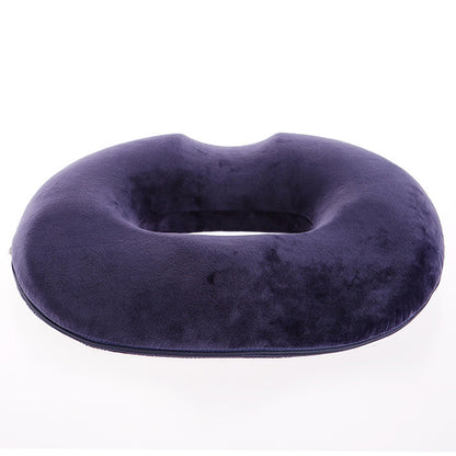 ELECTROPRIME Office Thickening Crystal Velvet Hip Anti-Hemorrhoids Cushion, Size: 45x41x7cm (Navy Blue)