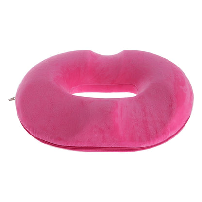 ELECTROPRIME Office Thickening Crystal Velvet Hip Anti-Hemorrhoids Cushion, Size: 45x41x7cm (Rose Red)