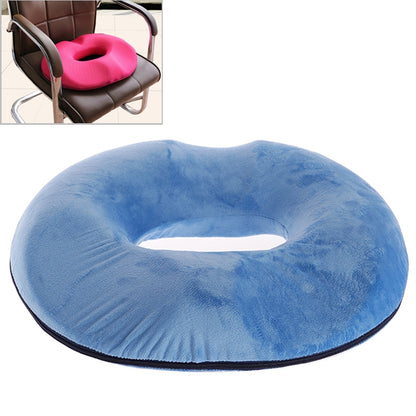 ELECTROPRIME Office Thickening Crystal Velvet Hip Anti-Hemorrhoids Cushion, Size: 45x41x7cm (Sky Blue)