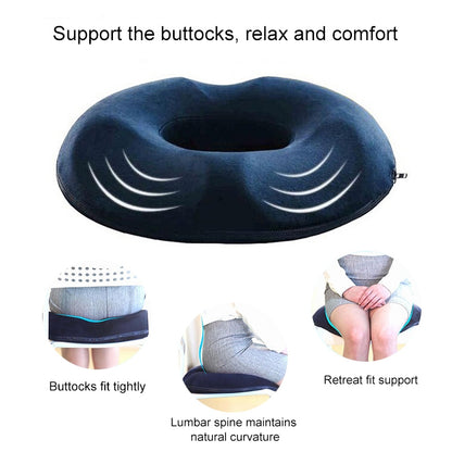 ELECTROPRIME Office Thickening Crystal Velvet Hip Anti-Hemorrhoids Cushion, Size: 45x41x7cm (Sky Blue)