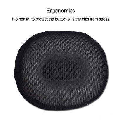 ELECTROPRIME Office Hollow Rebound Health Haemorrhoid Prevention Cushion Buttock Seat, Size: 40x32x7cm(Black)