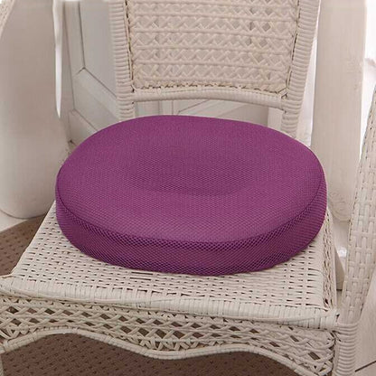 ELECTROPRIME Office Hollow Rebound Health Haemorrhoid Prevention Cushion Buttock Seat, Size: 40x32x7cm(Purple)