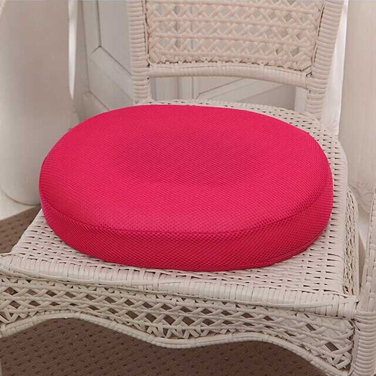 ELECTROPRIME Office Hollow Rebound Health Haemorrhoid Prevention Cushion Buttock Seat, Size: 40x32x7cm(Rose Red)