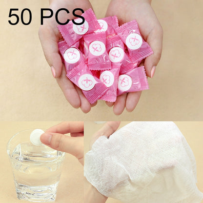 ELECTROPRIME 50 PCS Candy Style Portable Disposable Travel Cotton Towel, Size: 22*20cm