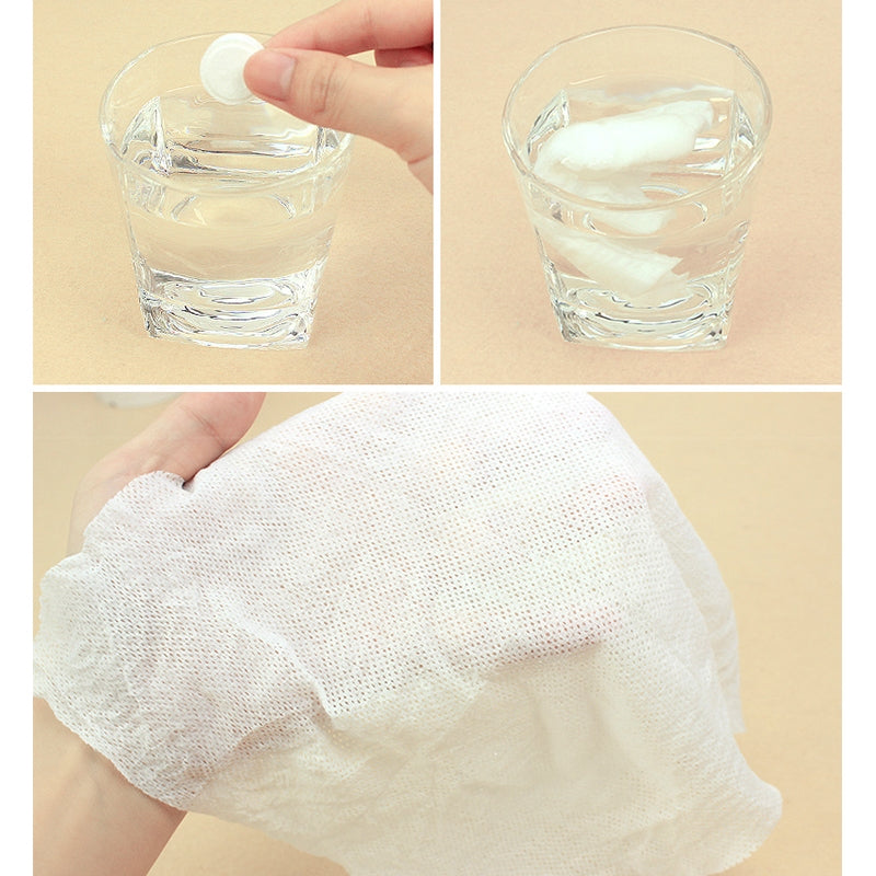 ELECTROPRIME 50 PCS Candy Style Portable Disposable Travel Cotton Towel, Size: 22*20cm
