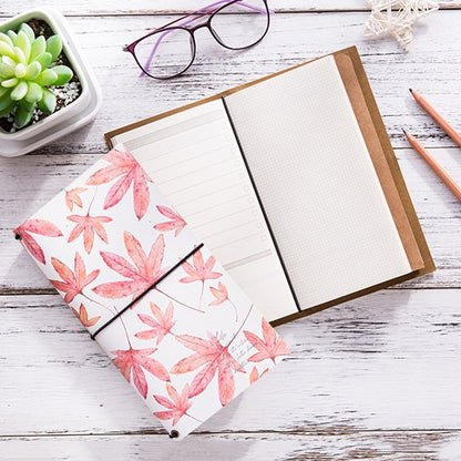 ELECTROPRIME Creative Stationery Cortex Portable Small Fresh Account Hand Book School Office Supplies, Random Style Delivery