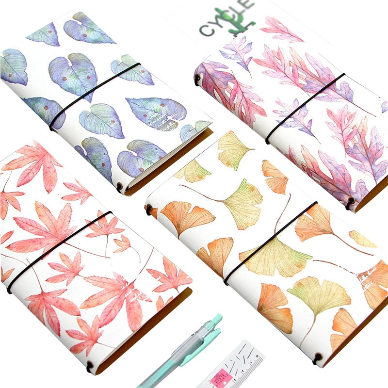 ELECTROPRIME Creative Stationery Cortex Portable Small Fresh Account Hand Book School Office Supplies, Random Style Delivery
