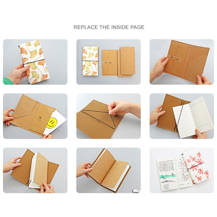 ELECTROPRIME Creative Stationery Cortex Portable Small Fresh Account Hand Book School Office Supplies, Random Style Delivery