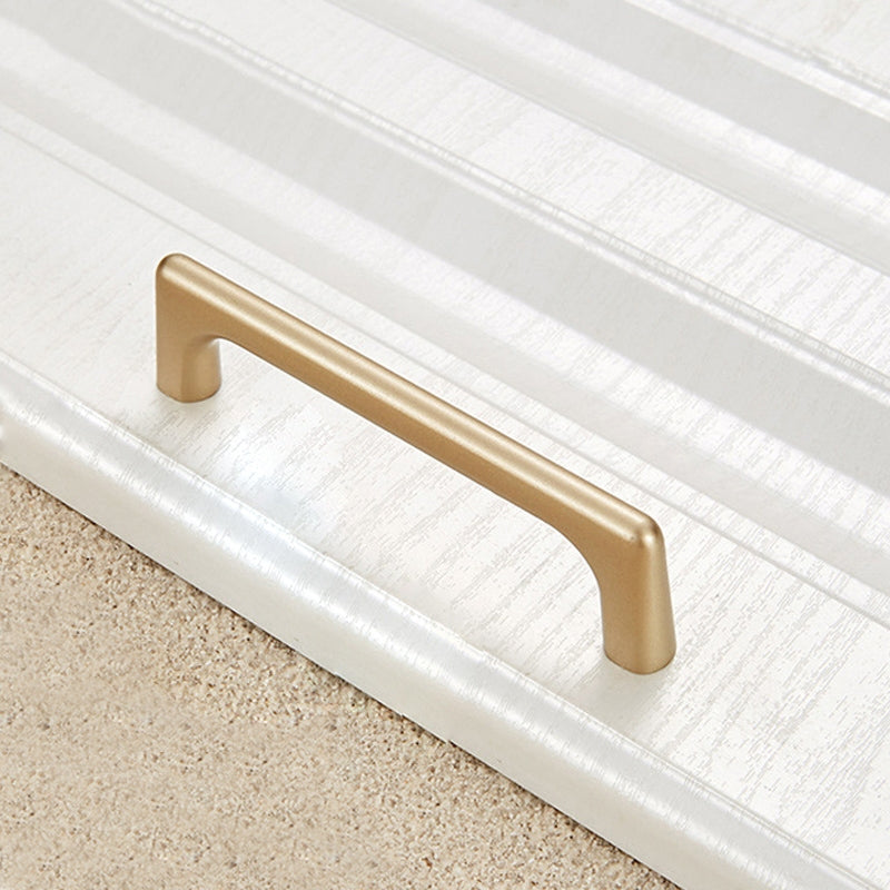 ELECTROPRIME 9011-96 Modern Simple Cabinet Door Handle Drawer Wardrobe Zinc Alloy Handle (Gold)