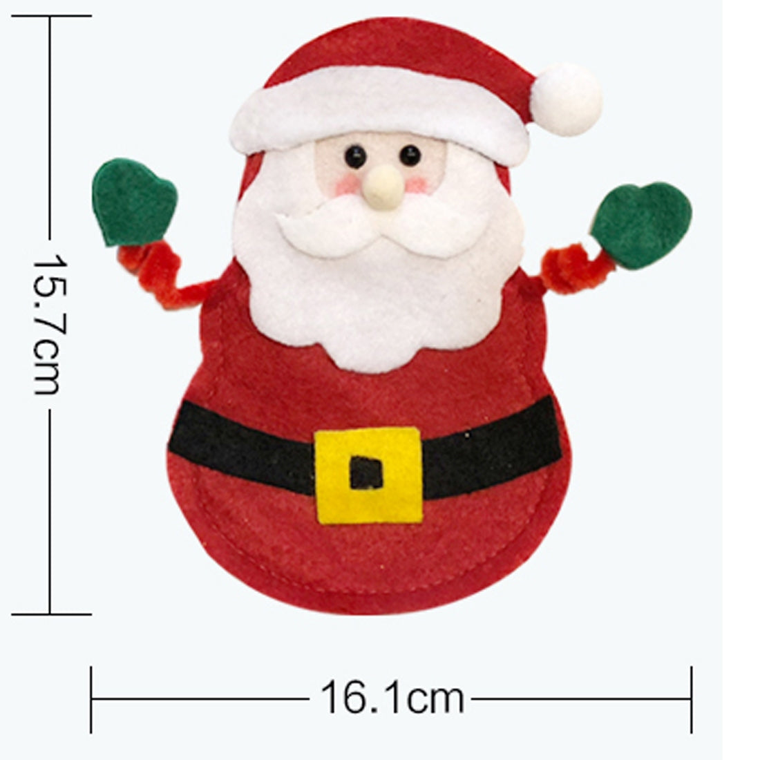 ELECTROPRIME Snowman Pattern Tableware Knife Fork Pocket Cover Bag Christmas Decoration