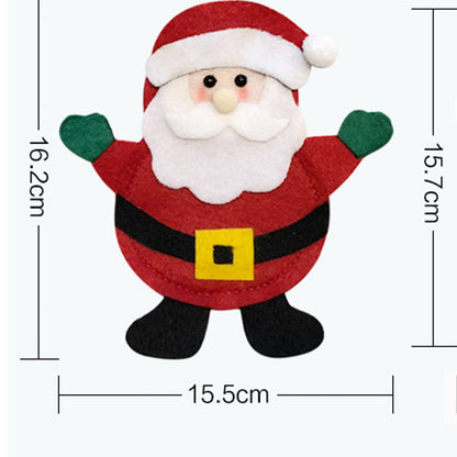 ELECTROPRIME Snowman Pattern Tableware Knife Fork Pocket Cover Bag Christmas Decoration