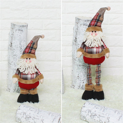 ELECTROPRIME CX17131 Santa Claus Scalable Doll Window Ornament Christmas Decoration