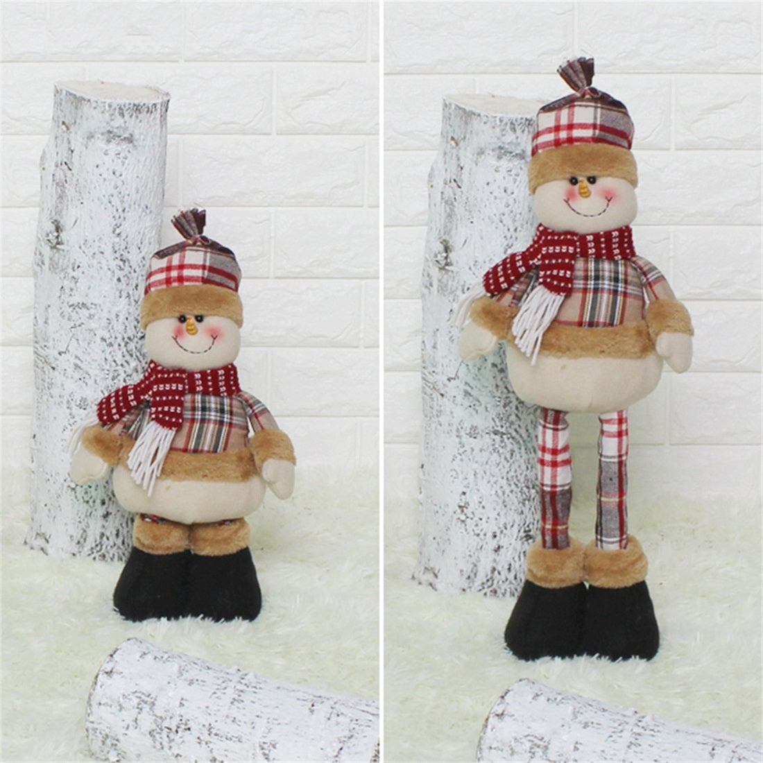 ELECTROPRIME CX17131 Snowman Scalable Doll Window Ornament Christmas Decoration