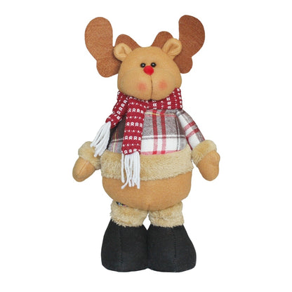 ELECTROPRIME CX17131 Elk Scalable Doll Window Ornament Christmas Decoration