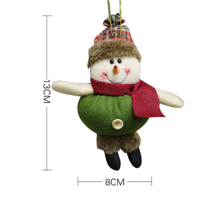 ELECTROPRIME CX192022 Santa Claus Doll Pendant Ornament Christmas Tree Decoration