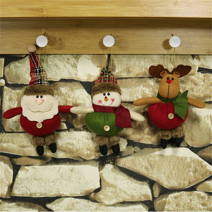 ELECTROPRIME CX192022 Snowman Doll Pendant Ornament Christmas Tree Decoration