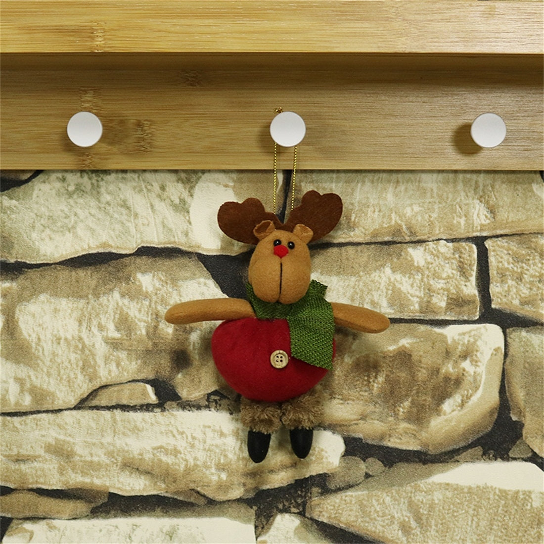 ELECTROPRIME CX192022 Elk Doll Pendant Ornament Christmas Tree Decoration