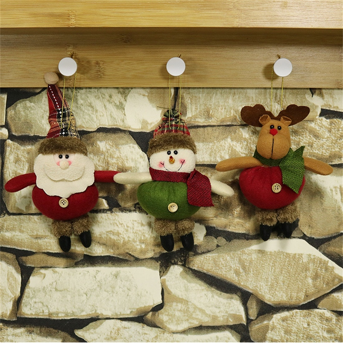 ELECTROPRIME CX192022 Elk Doll Pendant Ornament Christmas Tree Decoration