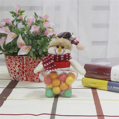 ELECTROPRIME Star Shape Snowman Candy Jar Christmas Decoration