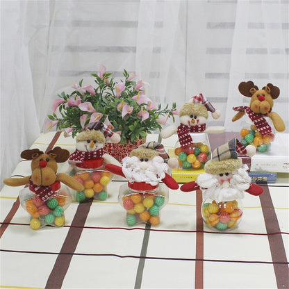 ELECTROPRIME Star Shape Elk Candy Jar Christmas Decoration