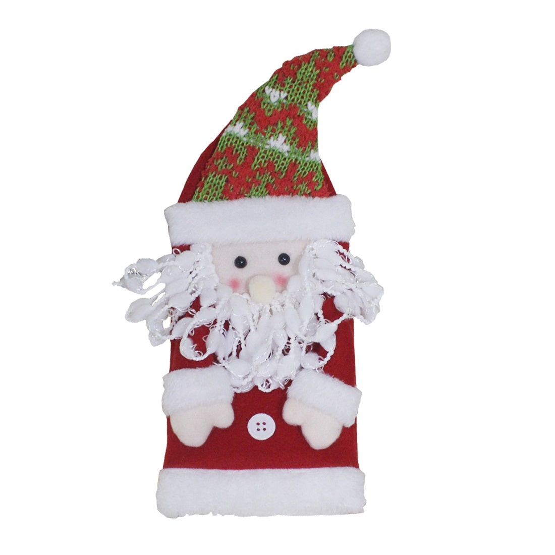 ELECTROPRIME Santa Claus Pattern Wine Bottle Bag Christmas Decoration