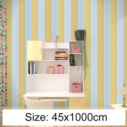 ELECTROPRIME Creative PVC Brick Decoration Wallpaper Stickers Bedroom Living Room Wall Waterproof Wallpaper Roll, Size: 45 x 1000cm(Yellow)