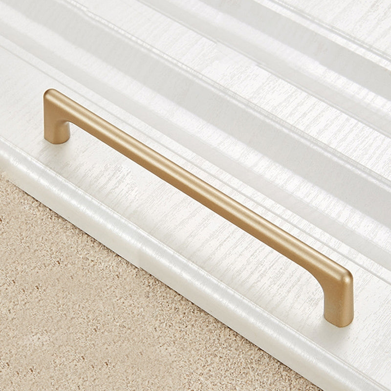 ELECTROPRIME 9011-160 Modern Simple Cabinet Door Handle Drawer Wardrobe Zinc Alloy Handle (Gold)