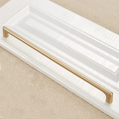 ELECTROPRIME 9011-320 Modern Simple Cabinet Door Handle Drawer Wardrobe Zinc Alloy Handle (Gold)