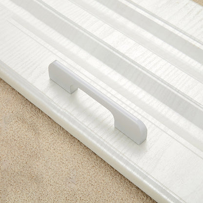 ELECTROPRIME 2049-96 Drawer Cabinet Door Aluminum Alloy Handle Straight Door Handle(Silver)