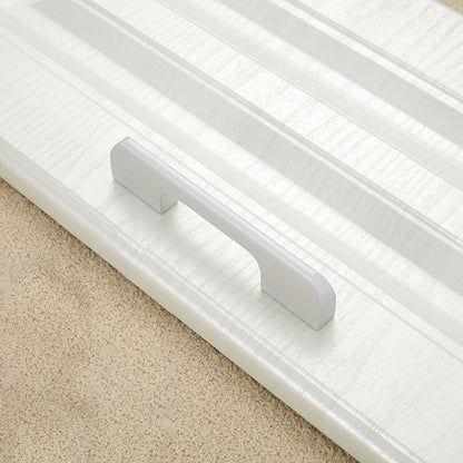ELECTROPRIME 2049-96 Drawer Cabinet Door Aluminum Alloy Handle Straight Door Handle(Silver)