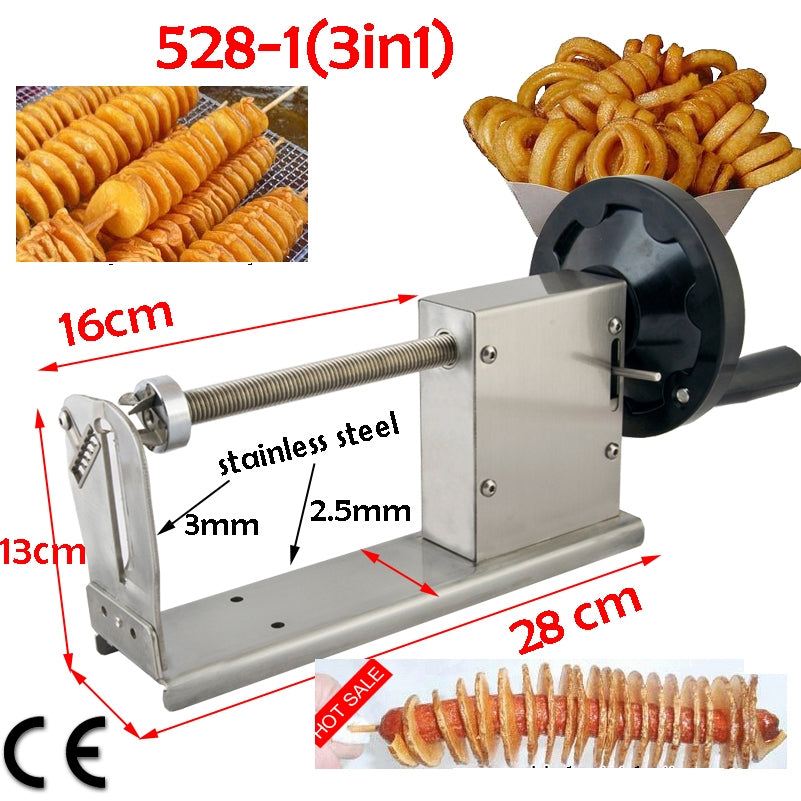 ELECTROPRIME 528-1 Manual Twisted Potato Cutter,Potato Chips Slicer,High Quality French Fry Cutter