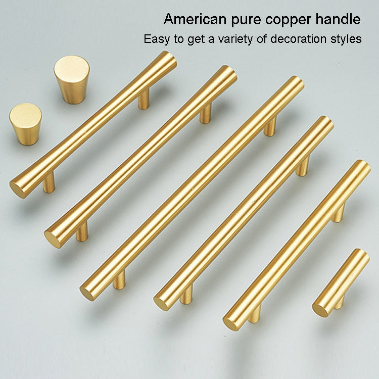 ELECTROPRIME 1019-128 Light Luxury Nordic Solid Copper Cabinet Handle