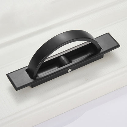 ELECTROPRIME 4206-85 Tatami Hidden Embedded Rotating Flip Cover Button(Black)