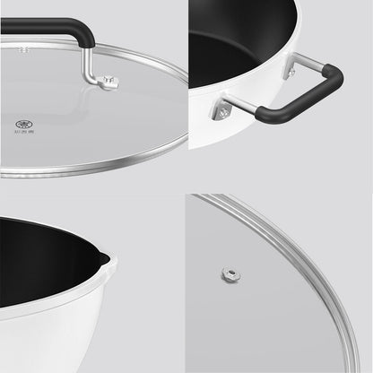 ELECTROPRIME Original Xiaomi Youpin Non Stick Frying Pan Cooking Pot(White)