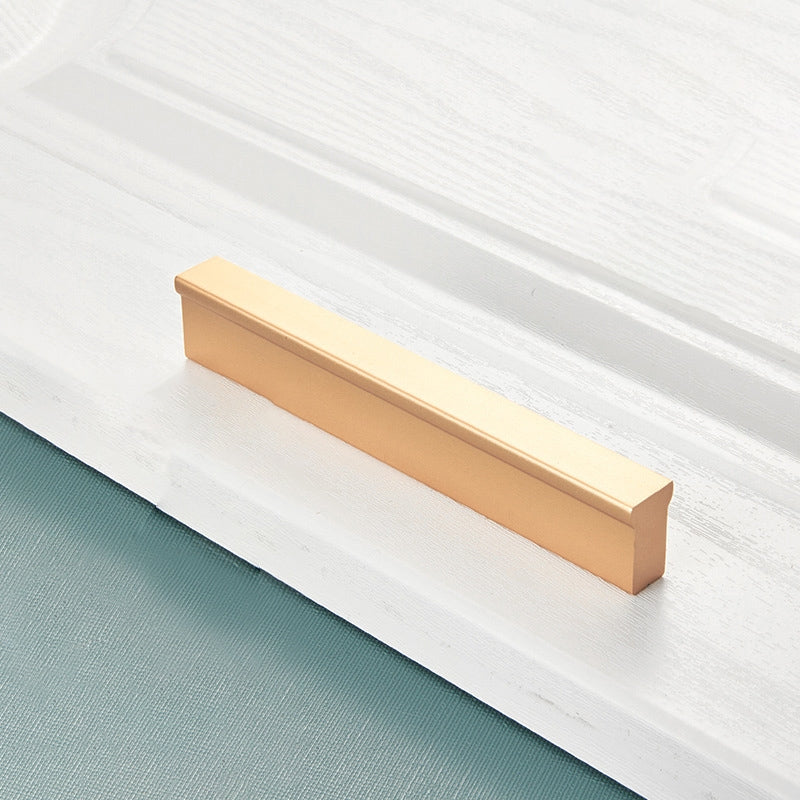 ELECTROPRIME 2778-96 Modern Simple Cabinet Door Handle Drawer Wardrobe Handle (Gold)