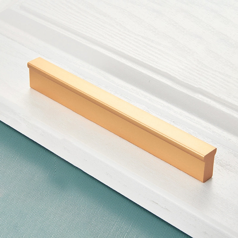 ELECTROPRIME 2778-128 Modern Simple Cabinet Door Handle Drawer Wardrobe Handle (Gold)