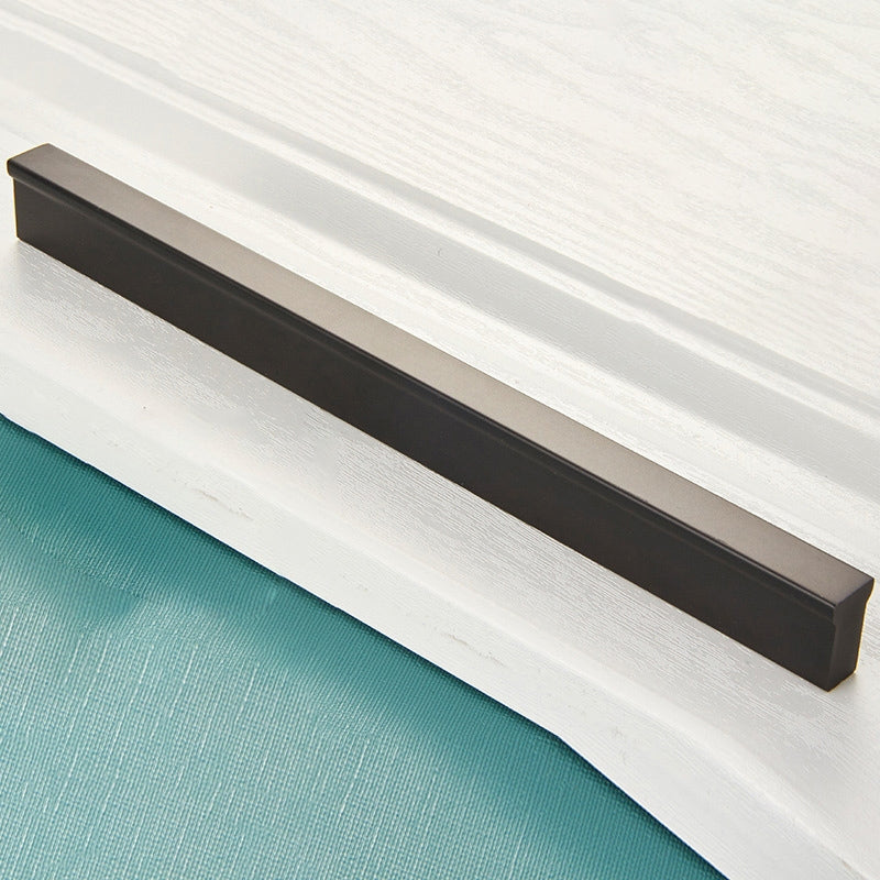 ELECTROPRIME 2778-160 Modern Simple Cabinet Door Handle Drawer Wardrobe Handle (Black)